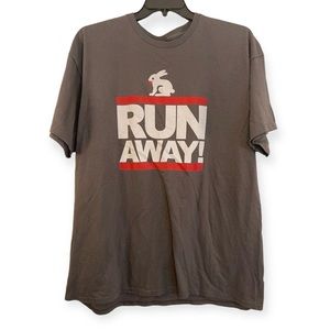 Run Away‎ Killer Rabbit Grail Quest Gift Classic T-Shirt Size 2XL